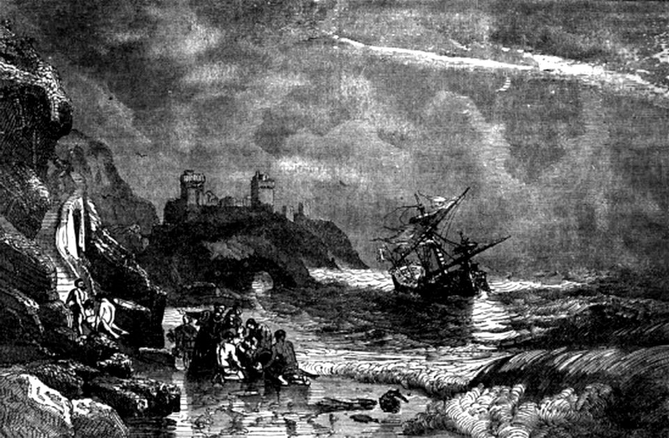 P534 Wreck of one of the Armada Vessels on the Irish Coast 1588