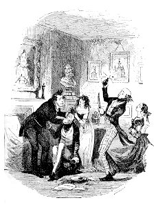 P296--Martin Chuzzlewit (Phiz)--balm for wounded orphan