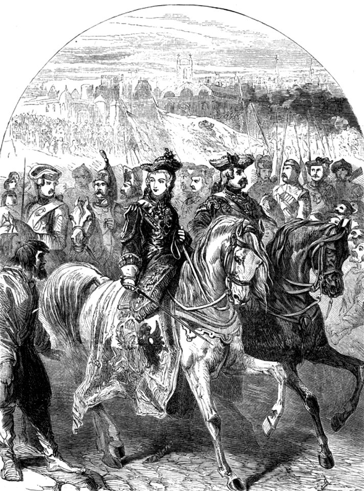 P18 Catherine II. Supported by the Army at St. Petersburg