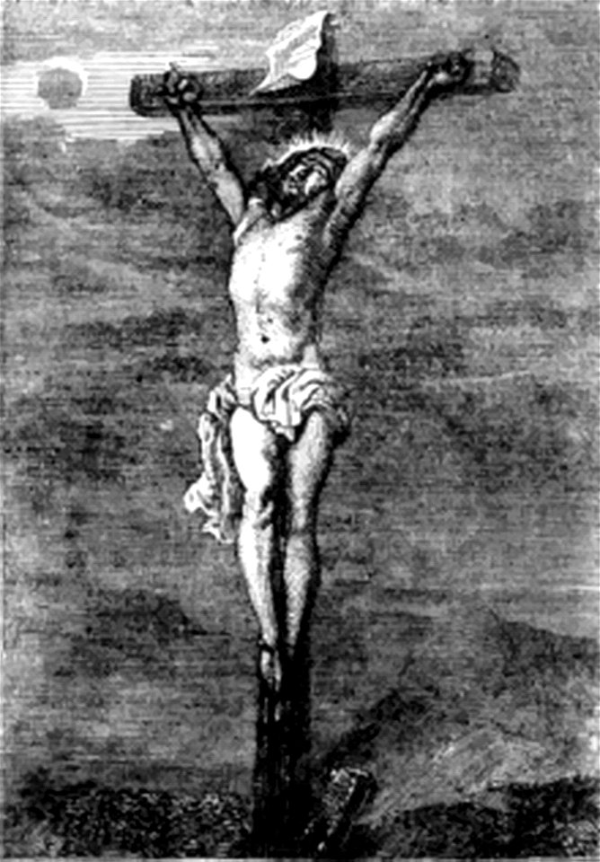 P396b The Crucifixion. By Vandyck