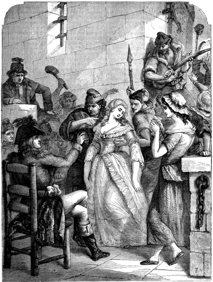 P31 THE PRINCESS LAMBALLE BEFORE THE REVOLUTIONARY TRIBUNAL