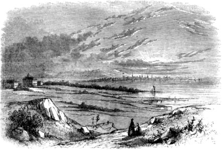 P61 GENERAL VIEW OF THE TOWN AND HARBOUR OF BOSTON, AMERICA