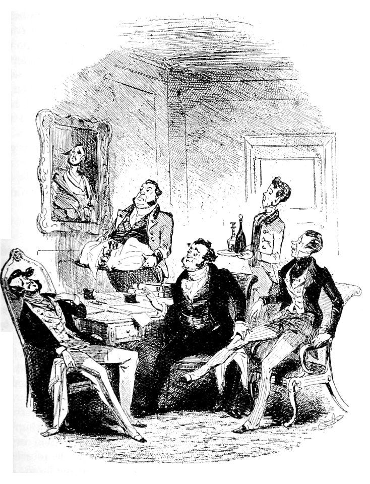 P327--Martin Chuzzlewit (Phiz)--the board