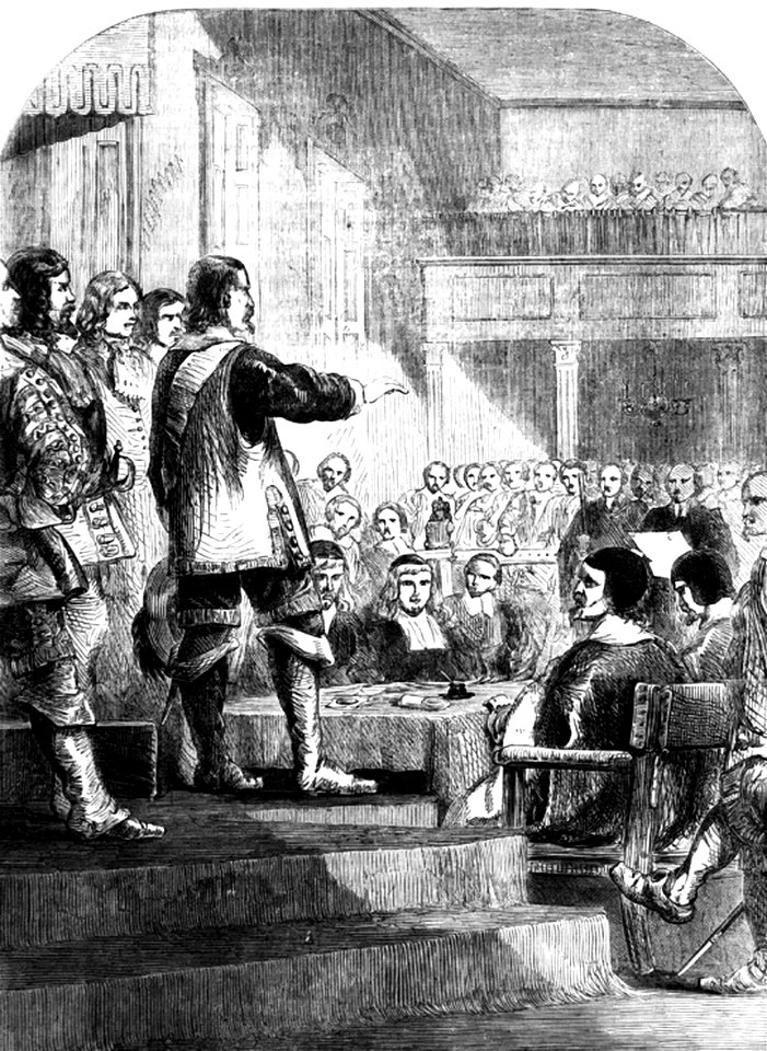P349 Cromwell Refusing to accept the Crown