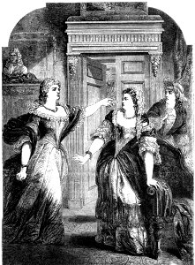 P247 The Duchess of Marlborough Upbraiding Queen Anne and Mrs. Masham
