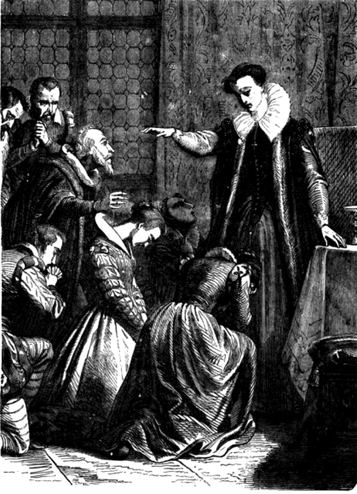 P523 Mary Queen of Scots taking leave of her Attendants