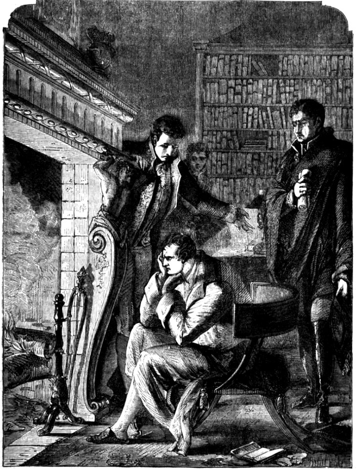 P475 NAPOLEON AT FONTAINEBLEAU PREVIOUS TO HIS ABDICATION 1814