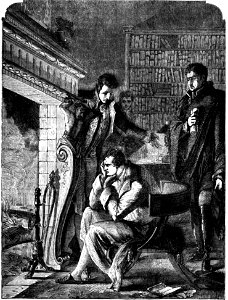 P475 NAPOLEON AT FONTAINEBLEAU PREVIOUS TO HIS ABDICATION 1814