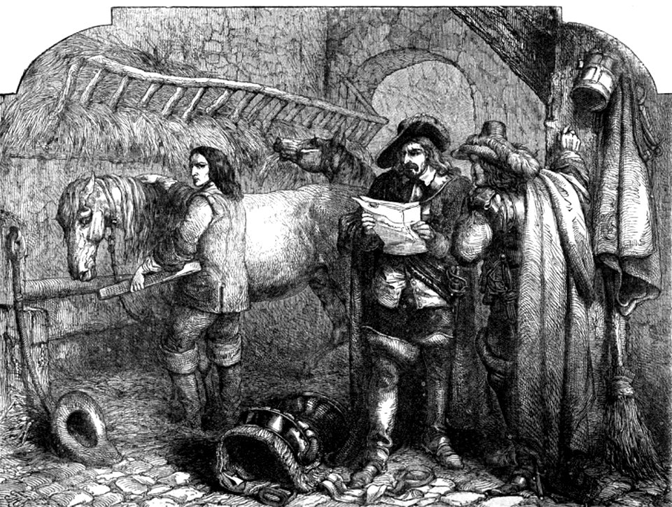 P277 Cromwell Discovering The King's Letters, at the Blue Boar, Holborn