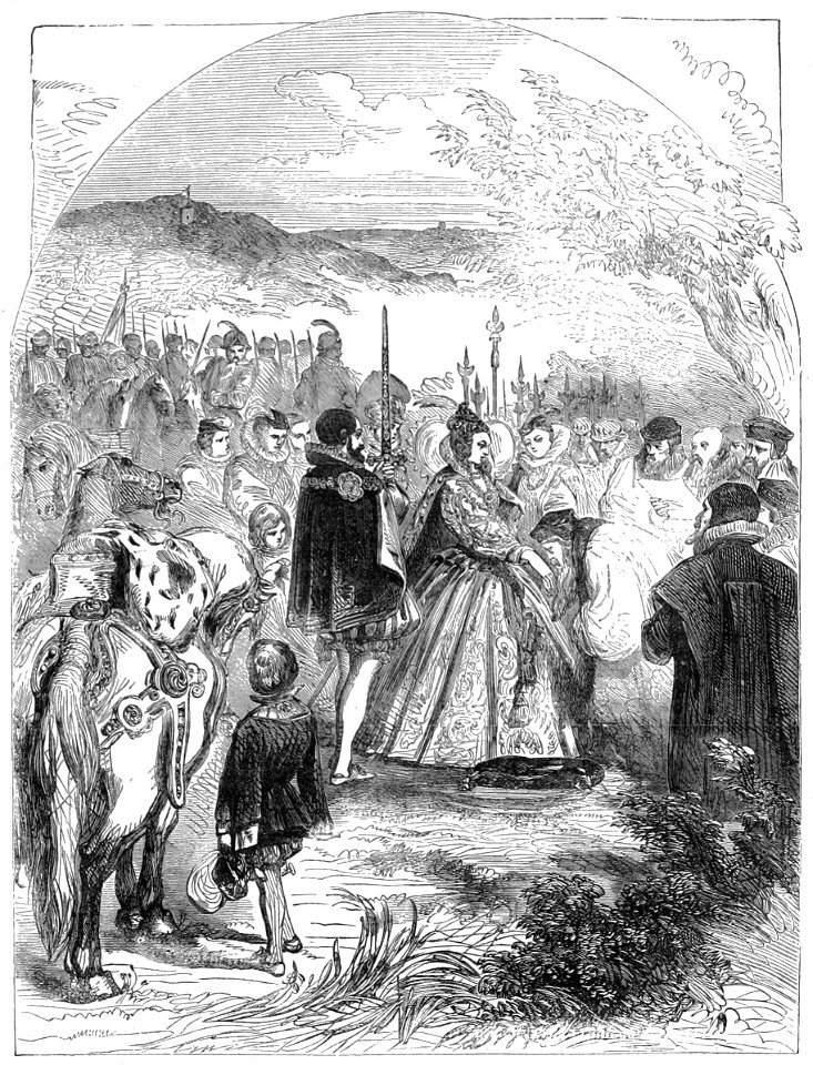 P391 Queen Elizabeth acknowledged by the Bishops-tbr
