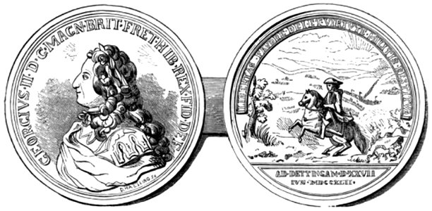 P471 Medal Struck in Commemoration of the Battle of Dettingen