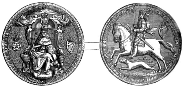 P408 Great Seal of Charles II
