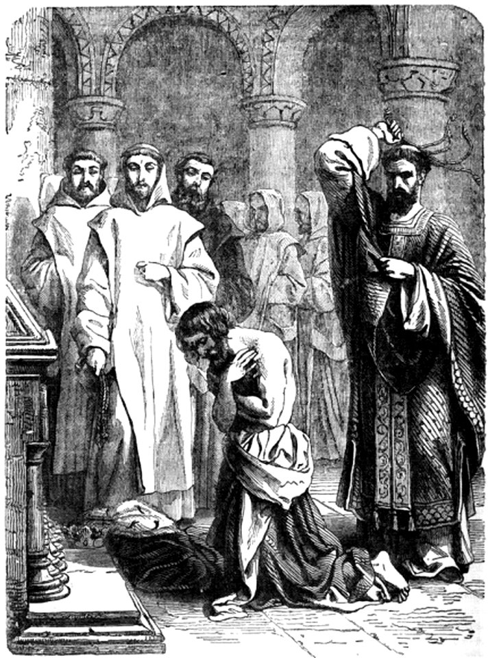 P192-Henry II doing Penance at the tomb of Thomas a Becket