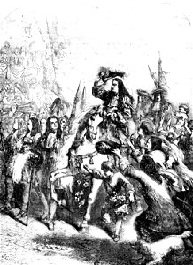 P553 William of Orange entering Exeter