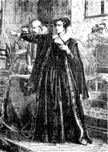 P457 Queen Mary protesting against the Commissioners appointed to inquire into her conduct--