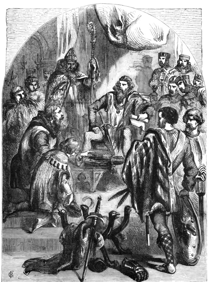 P313-Baliol doing Homage for the Crown of Scotland