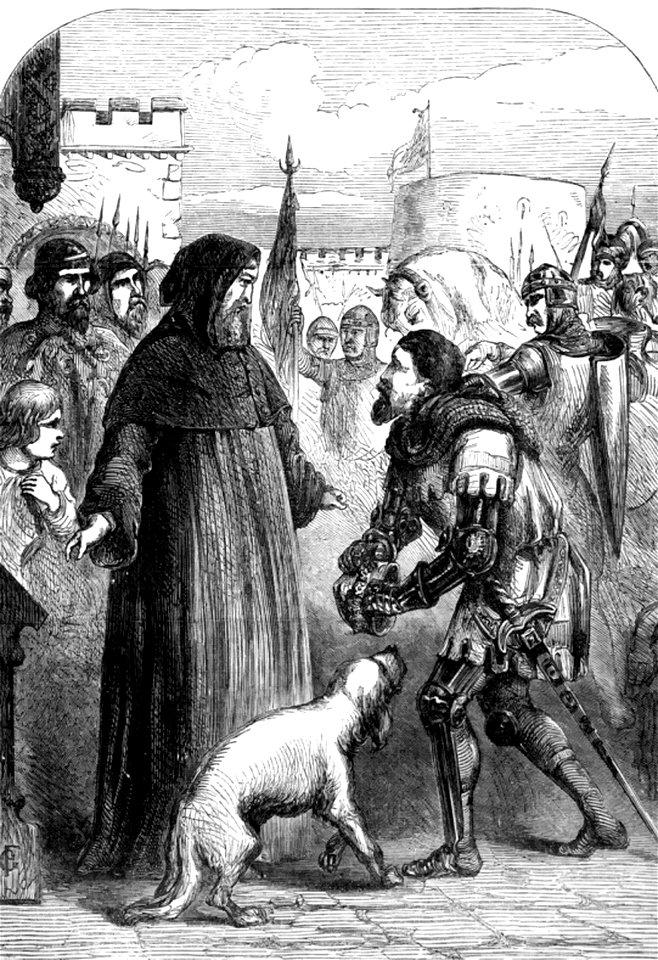 P439-Meeting of Richard and Lancaster at Flint Castle