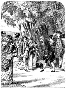 P397 KING GEORGE III. AND QUEEN CHARLOTTE AT CHELTENHAM