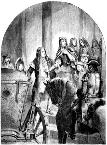P223 Duchess of Savoy and her Children Quitting Turin