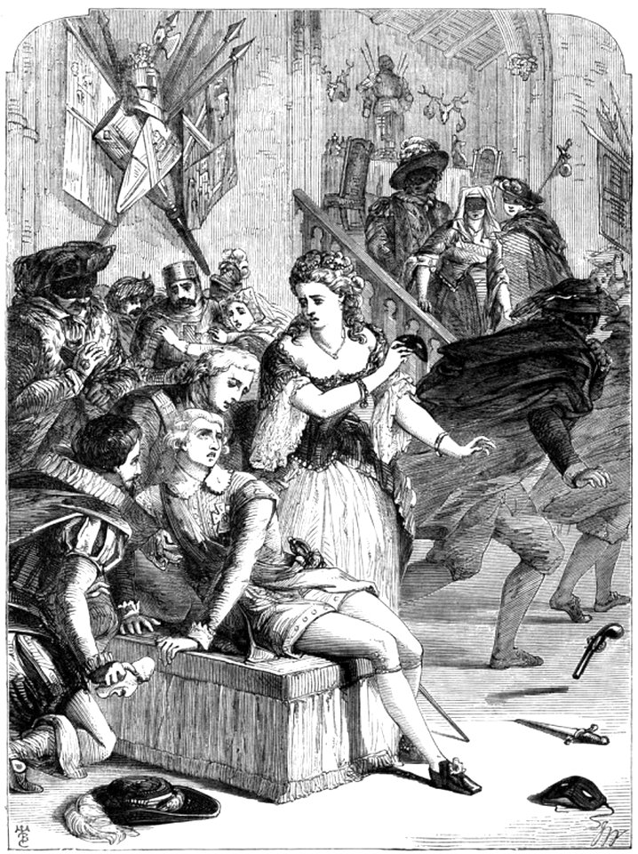 P607 ASSASSINATION OF GUSTAVUS III. BY ANKERSTROM AT A MASKED BALL 1792