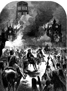 P439 The Burning of Old St. Paul's, 1666