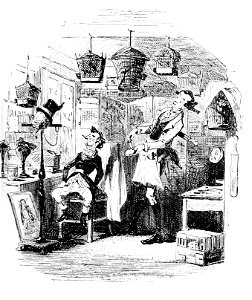 P346--Martin Chuzzlewit (Phiz)--easy shaving