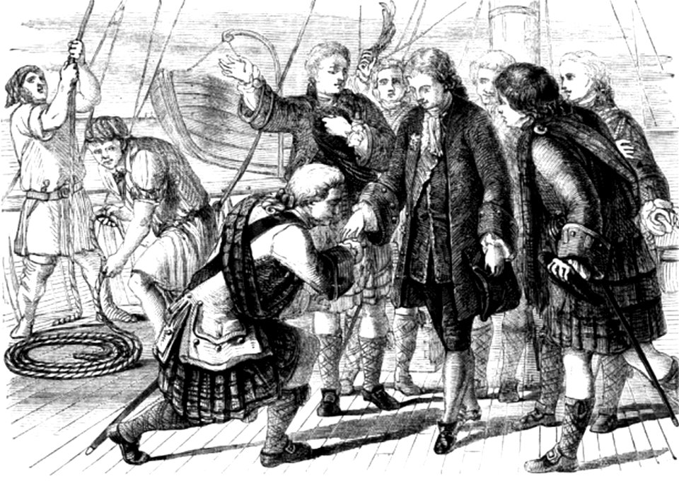 P487 Young Moidart Swearing Allegiance To Prince Charles Stuart