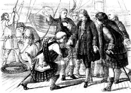 P487 Young Moidart Swearing Allegiance To Prince Charles Stuart