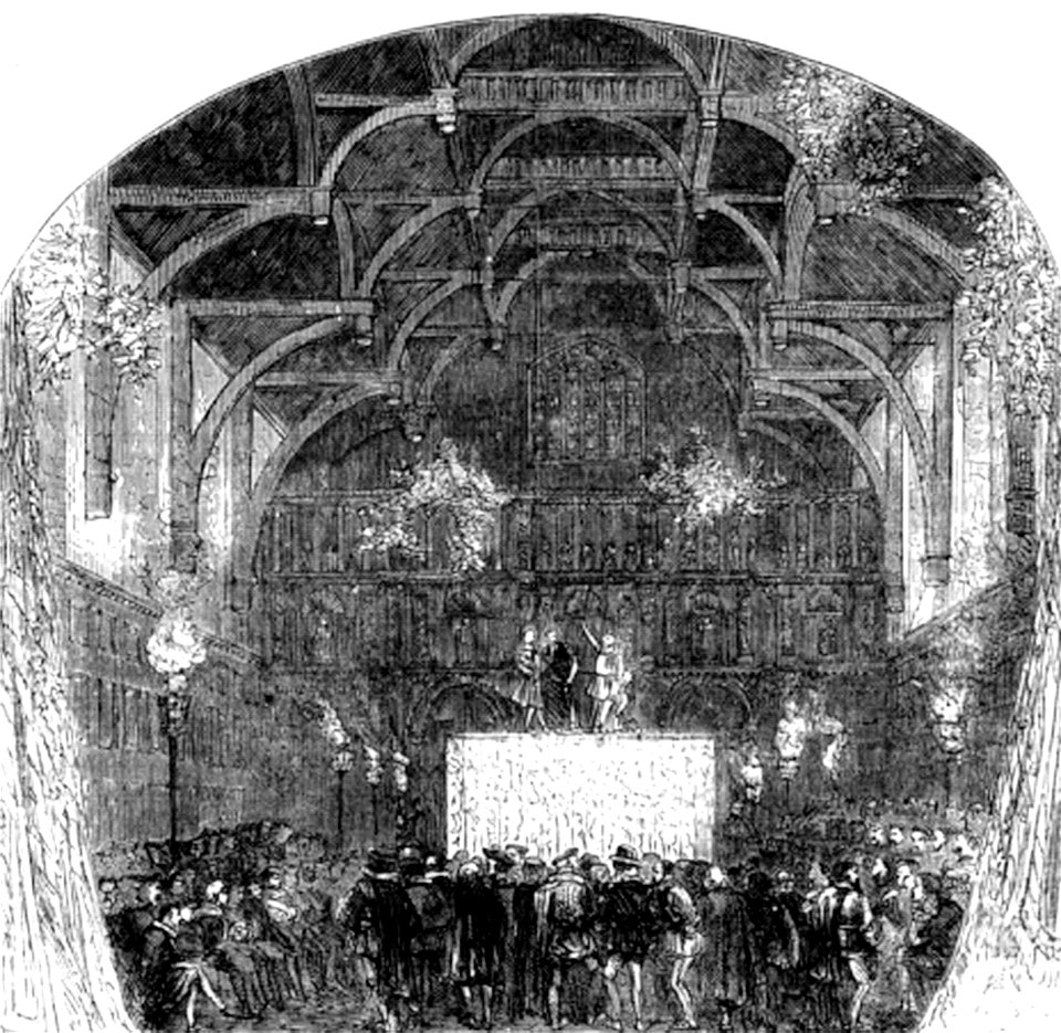 P595 Representing Shakespear's Plays in the Hall of the Middle Temple