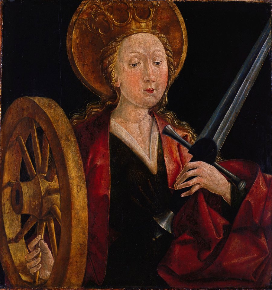 Friedrich Pacher - Die heilige Katharina von Alexandrien