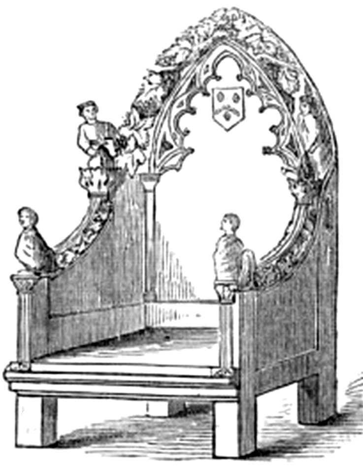 P477-Abbots Chair. Thirteenth Century