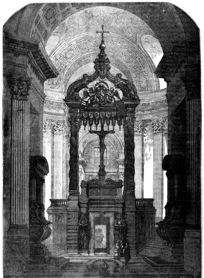 P528 ENTRANCE TO THE TOMB OF NAPOLEON, CHURCH OF THE INVALIDES, PARIS.--GEORGE III