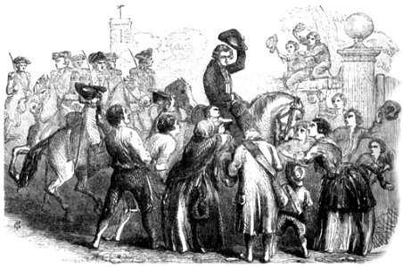 P318 RECEPTION OF WASHINGTON AND THE AMERICAN ARMY IN NEW YORK