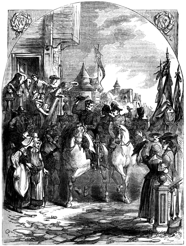 P469 RECEPTION OF LORD WELLINGTON AND THE ENGLISH FORCES IN FRANCE. 1813