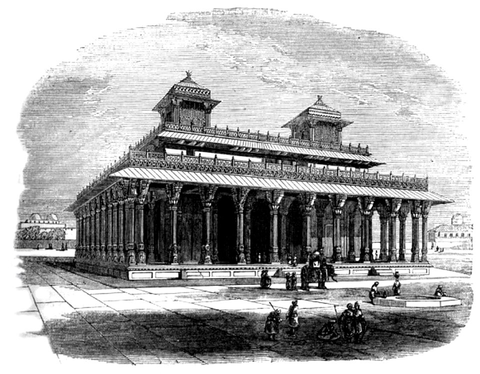 P337 PALACE IN THE FORT OF ALLAHABAD