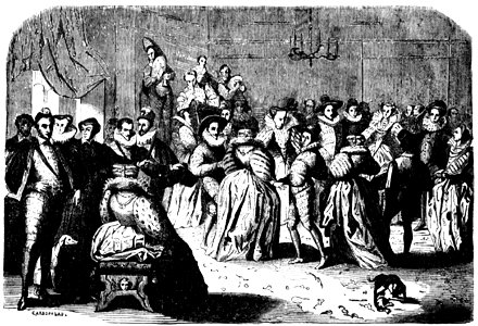 P504 Court of Henry III. of France. Ball at the Palace