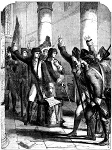 P331 Meeting of the Irish Volunteers in the Church of Dungannon