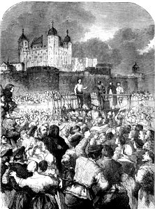P349 Execution of the Duke of Northumberland on Tower Hill