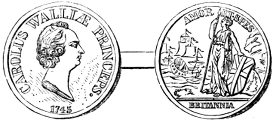 P516a MEDAL OF PRINCE CHARLES EDWARD