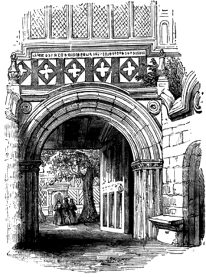 P601c Gateway of Speke Hall. Tudor period