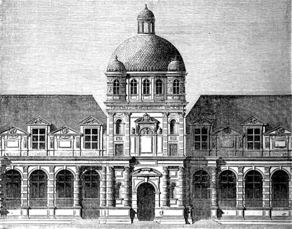 P618 PALACE OF THE TUILERIES, PARIS, IN THE REIGN OF LOUIS XVI