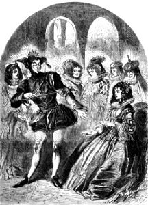 P85 The English Jester and the Spanish Ladies During the Visit of Prince Charles to Madrid