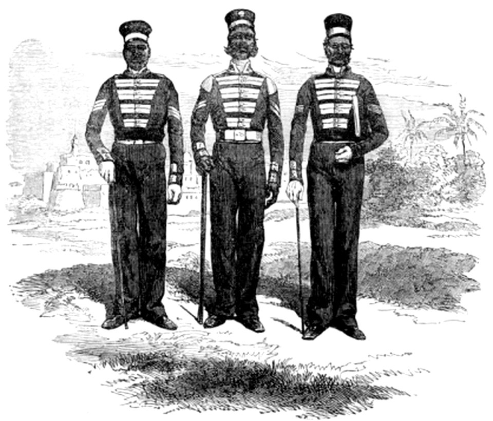 P547a NON-COMMISIONED OFFICERS OF THE BENGAL NATIVE INFANTRY 1818