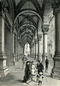 Padova portico del Palazzo delle Debite