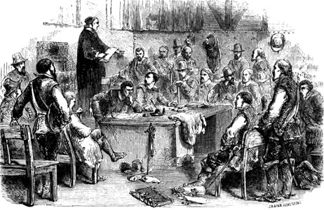 P78 Meeting of the Assembly in the Settlement of Virginia