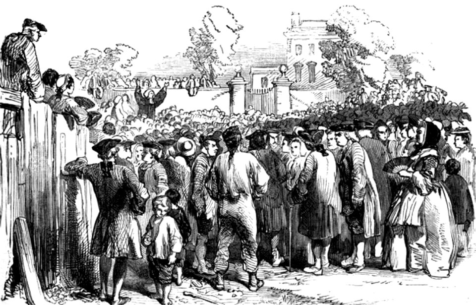 P589 WHITEFIELD PREACHING