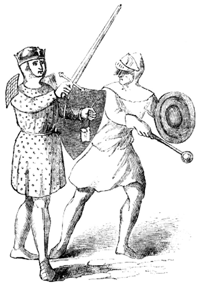 P452-King and Armour-bearer-13th Century