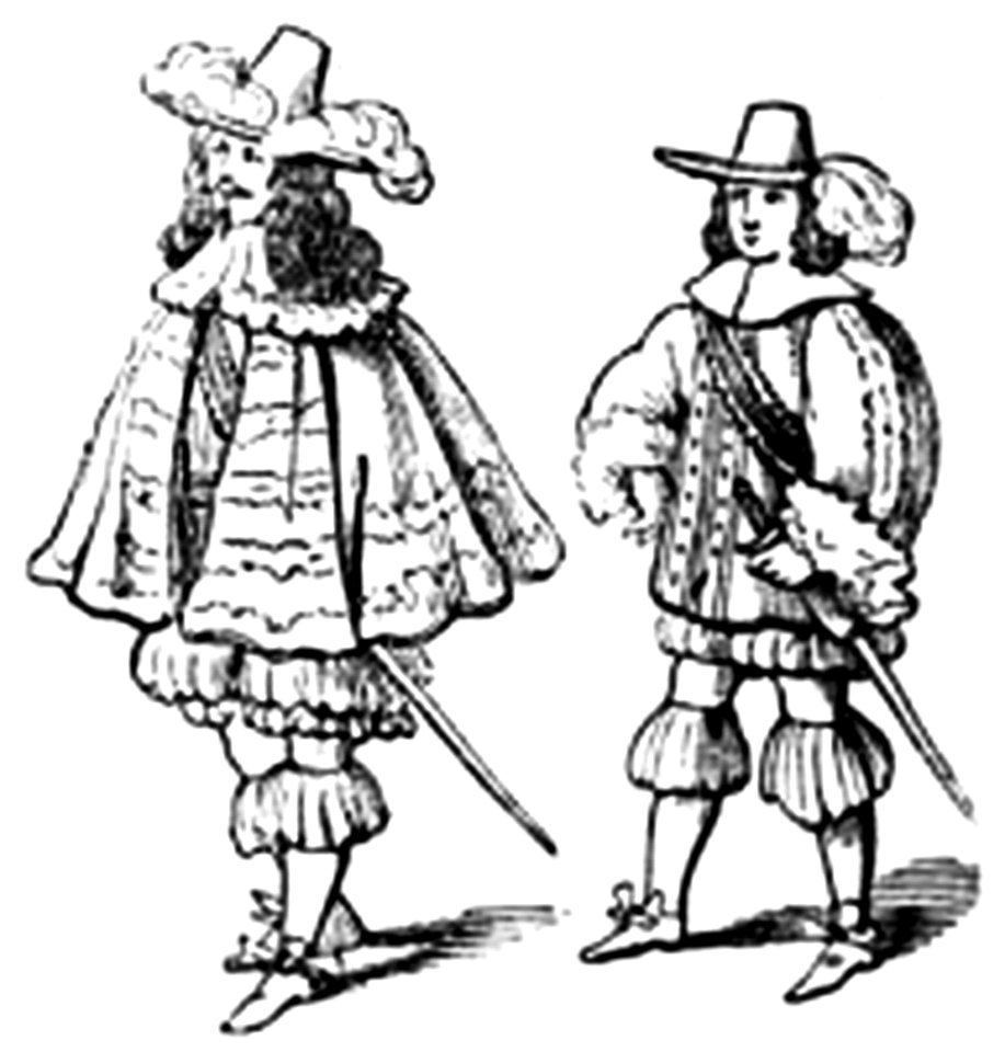 P604c Gentleman and Serving-man of the time of Charles II
