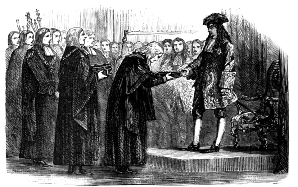 P90 Presentation of an Address to William III. at Oxford