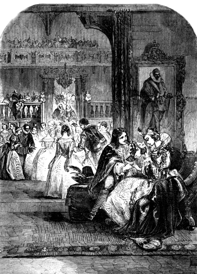 P79 First Interview of Prince Charles with the Princess Henrietta at Paris